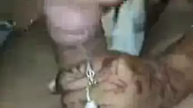 Desi Mehendi girl sucking dick of her hubby during first night sex
