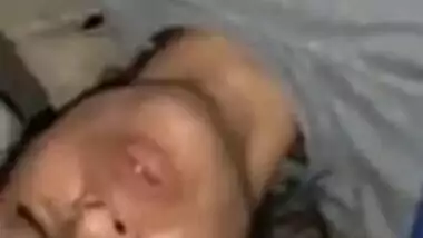 Village horny bhabhi on khaat and devar rubbing dick on her face