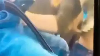 Outdoor xxx MMS of a girl sucking a dick in a car