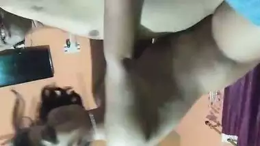 Hot desi beauty riding dick with BF XXX video