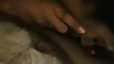 Sri Lankan Cute Girl Giving a Sensual Blowjob and Playing with Her BF’s Dick