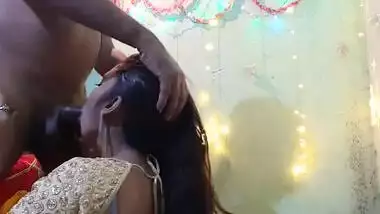 Amateur Desi sweetie sucks her man's XXX tool and gets fucked well