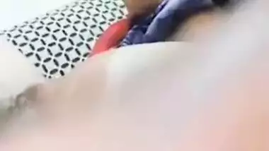 Desi charmer practices oral XXX sex with hairy pussy lover in MMS clip