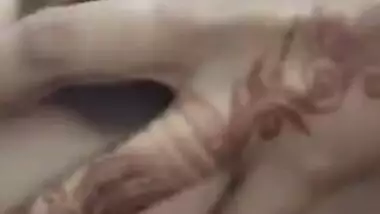 Nice Desi girl with pink lips touches XXX parts in the shower room