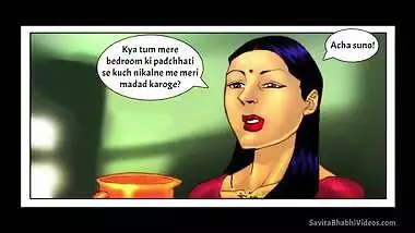 XXX sexy Desi Savita Bhabhi wants the massive cock in comic video