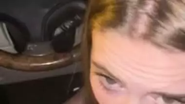 Driving instructor teacher gets spontaneous Public Blowjob in the car while working