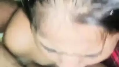 Sharp tits Bengali girl sucking 7-inch big dick