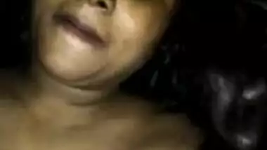 Busty Desi wench poses for MMS video when taking dude' XXX prick