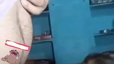 Village Bhabi sucking hubbyâ€™s dick on live cam for money