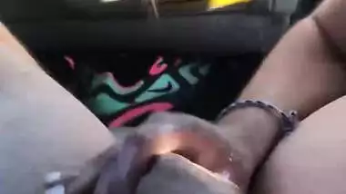Indian GF hardcore blowjob to her boyfriend in car