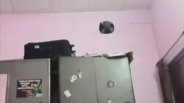 Sister changing dress caught on camera by brother