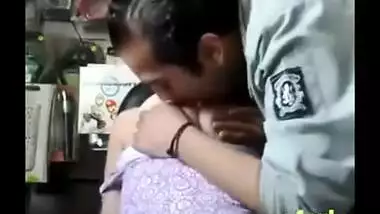 Sex mms of an amateur store girl having fun with the manager