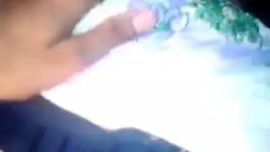 Desi village wife Lalita Singh blowjob and creampie fuck in blue saree