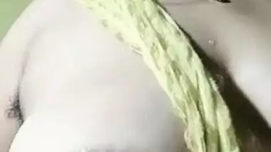 Solo video of the big-tittied Indian with beautiful eyes and big ass