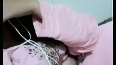 Cute Paki babe showing her big Desi breasts during XXX video call