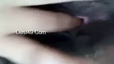 Super Sexy Look Desi Girl Record Her Fingering Selfie