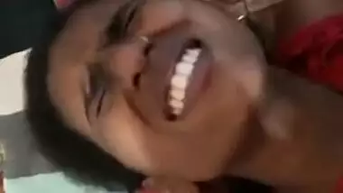 Dressed Desi MILF shows her XXX horny reactions during home sex