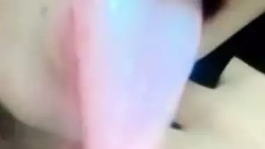 Pointed breasts show and pussy expose by cute girl