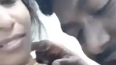 Beautiful IT girl with clean pussy boobs thoppul sucked by black monkey team lead