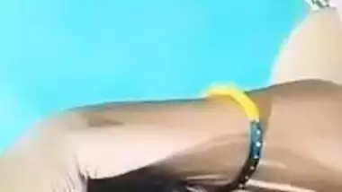 Unstoppable sex whore from India puts big natural knockers in camera