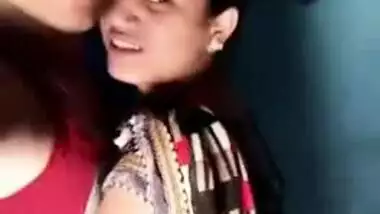Desi boy records sex with GF that he begins by kissing teen's XXX tits