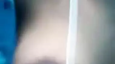 Desi webcam model teases with her cute XXX boobs during video call