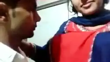 Kissing ends with hot XXX nipple-licking for the lovely Desi chick