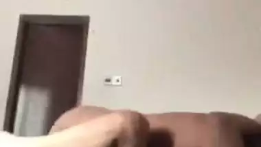 Girl moans when her lover enjoys hardcore sex with her