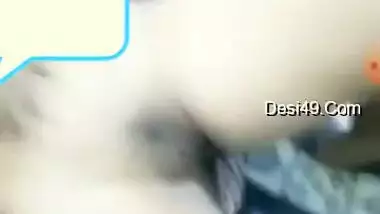 Today Exclusive- Cute Desi Girl Showing Her Boobs And Pussy On Video Call Part 2