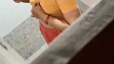 Dress change before bath by hot desi village aunty