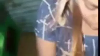 Desi mms video of chick caught drilled by Indian lover in doggystyle