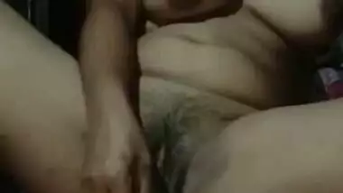 Horny Assamese girl masturbating pussy with cucumber