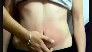 The first video of Paula at 18 years old Belly punch & navel part 1