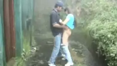 Tamil sex video of a horny couple fucking in the rain