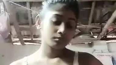 XXX video of Desi slut who takes clothes off item by item on camera