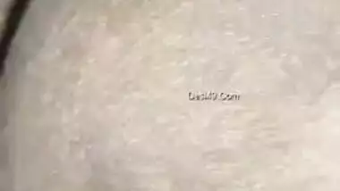 Close-up XXX video of the Indian man playing with wife's nipples