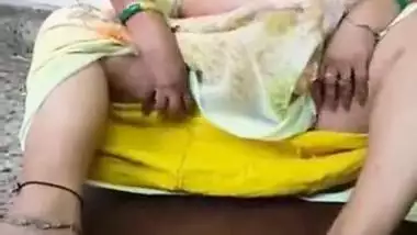 Fat Indian mature flashes porn pussy showing hubby she is ready for sex