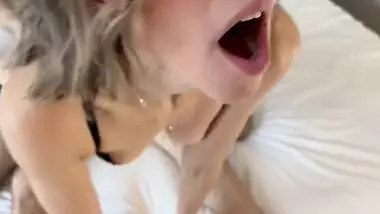 Husband watches friend fuck his wife in the ass before cumming in her pussy / Amateur Hotwife / 4K