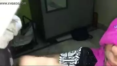 Desi slut satisfies her horny landlord with a nice blowjob