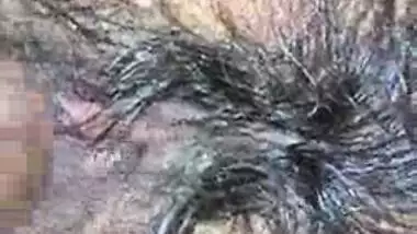 Thick hairy pussy bitch enjoying & all wet, hungry for the dick