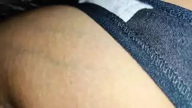 She really enjoyed licking her hairy armpits