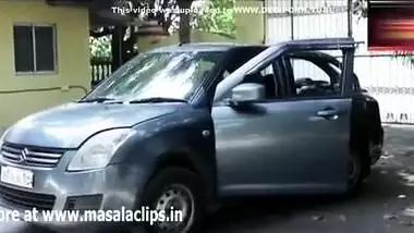 Desi Hot Sex Video Of A Secretary With Her Employer In Car Outdoors