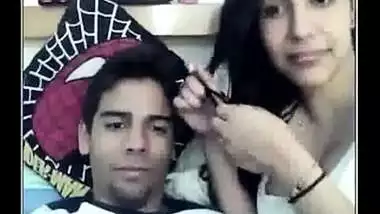 Home made deep throat blowjob session by Indian wife with her hubby